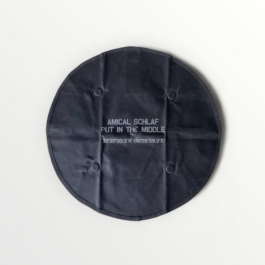 AMICAL Schlaf マグネット内臓ストーブシート(丸形)  BLACK-PF L232F-01