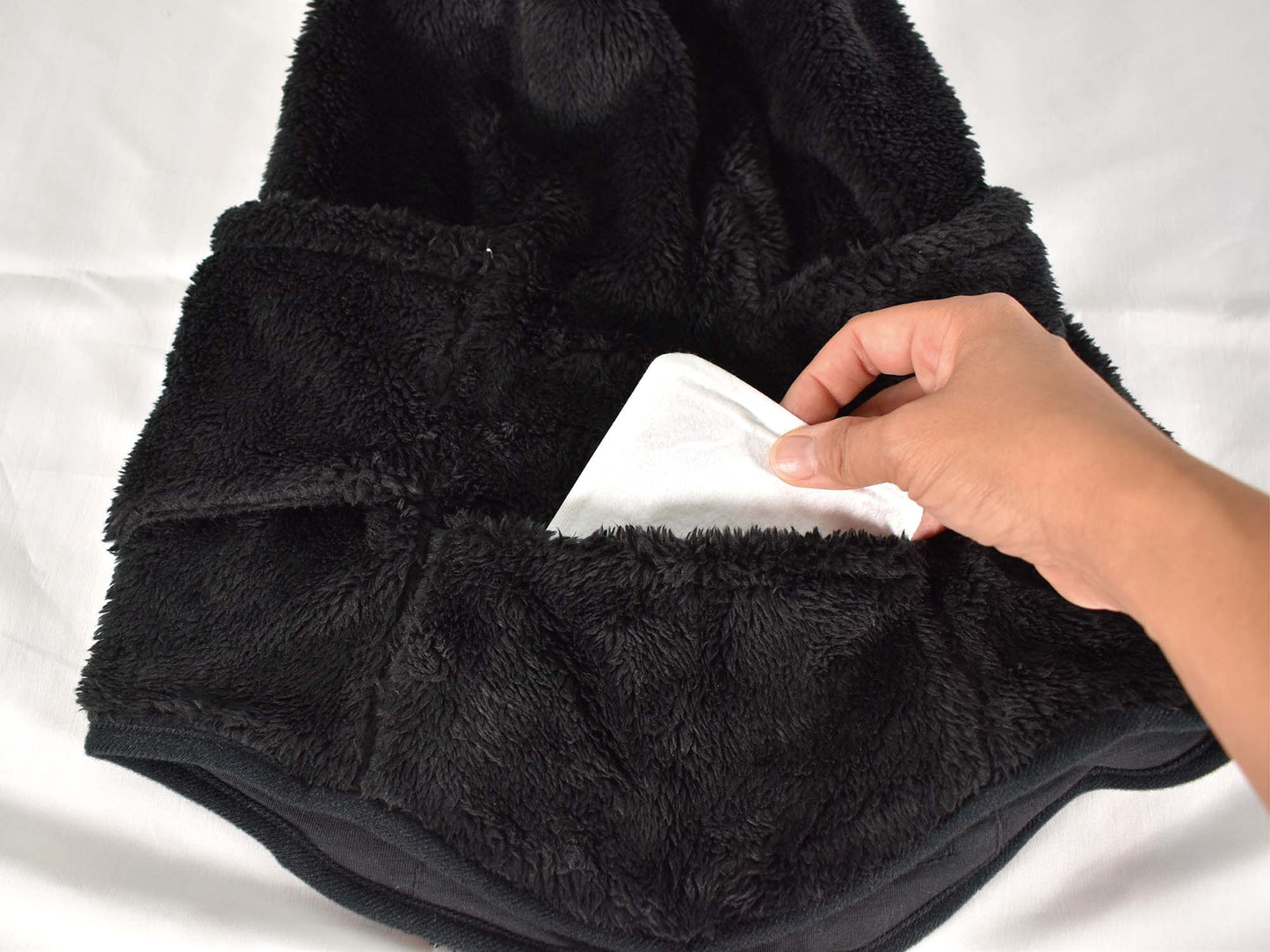 5050WORKSHOP NECK WARMER -PACKABLE NECK HOOD パッカブルネックフードブラック