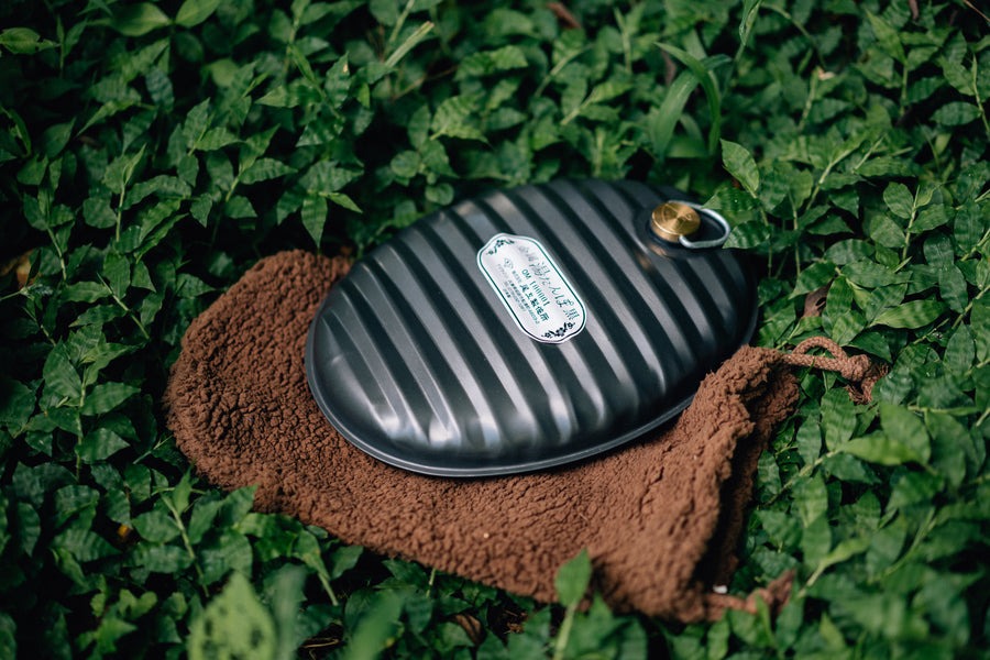 ONOE 金属湯たんぽ 黒 MY-7207