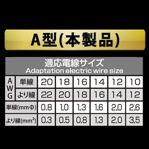 フジ矢 ワイヤストリッパーバネ付きA型 PP323A-165-BG