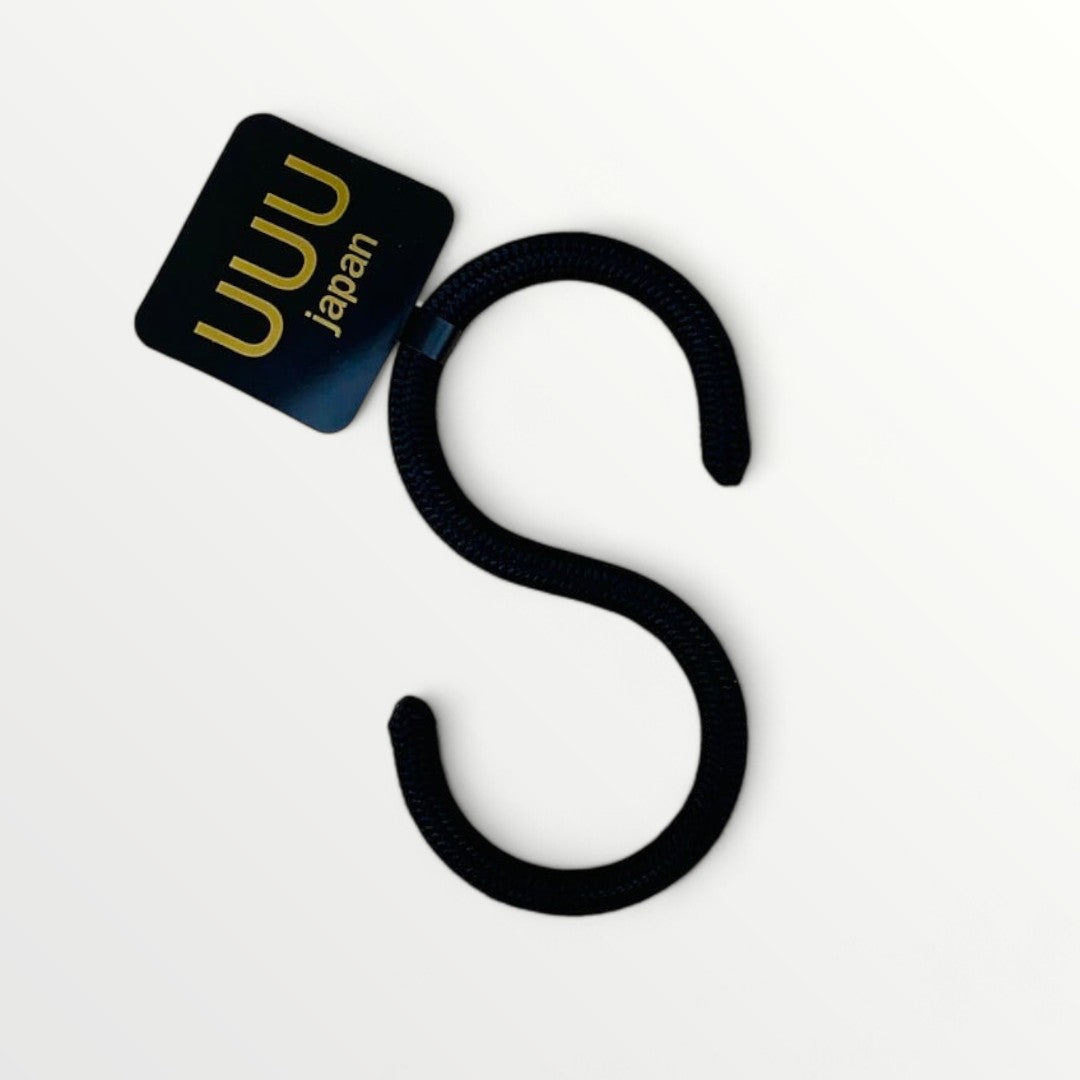 S字フックブラック 10cm UUU-0090