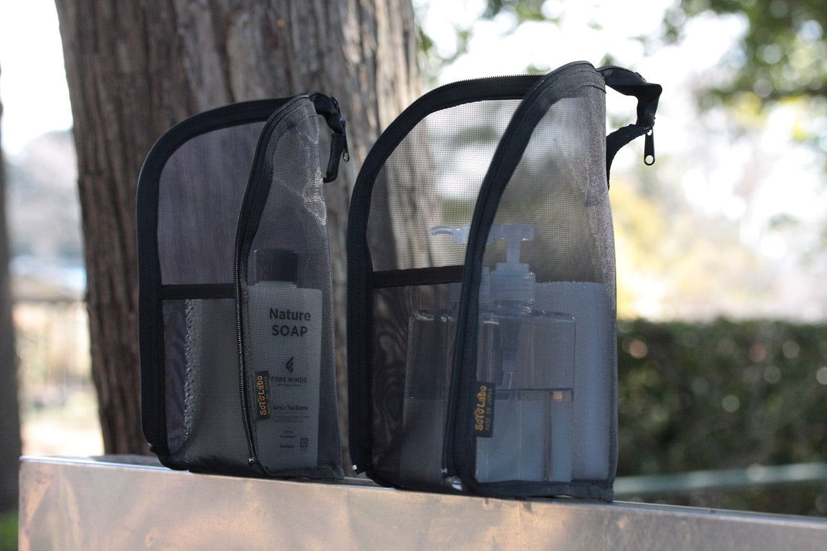 SotoLabo Dry mesh Wash case ドライメッシュウォッシュケースMサイズ DWC-M