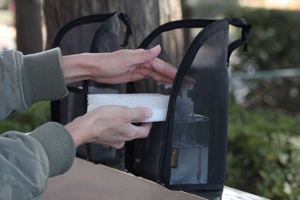 SotoLabo Dry mesh Wash case ドライメッシュウォッシュケースMサイズ DWC-M