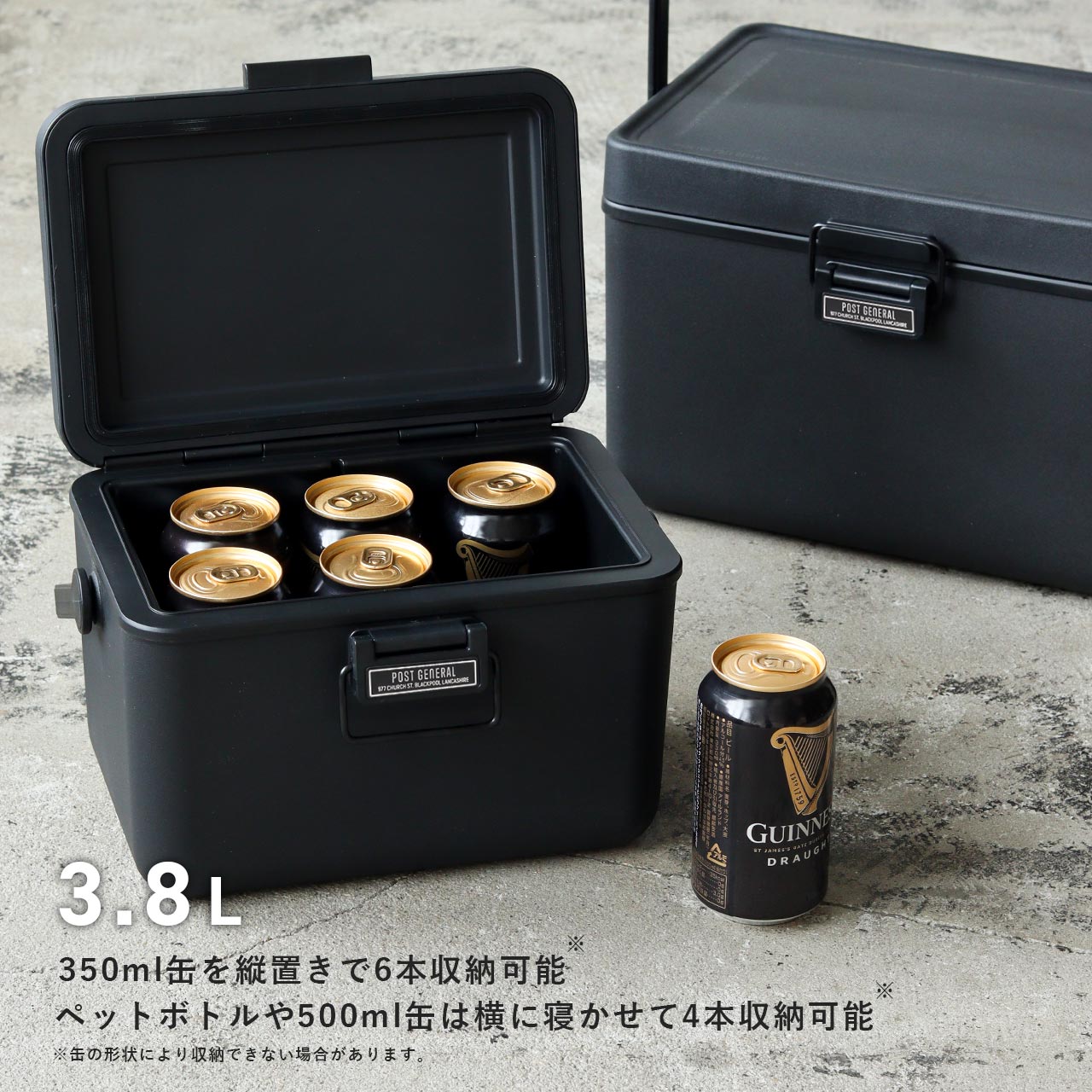 POST GENERAL アイスエラ ハードシェルクーラー 3.8L