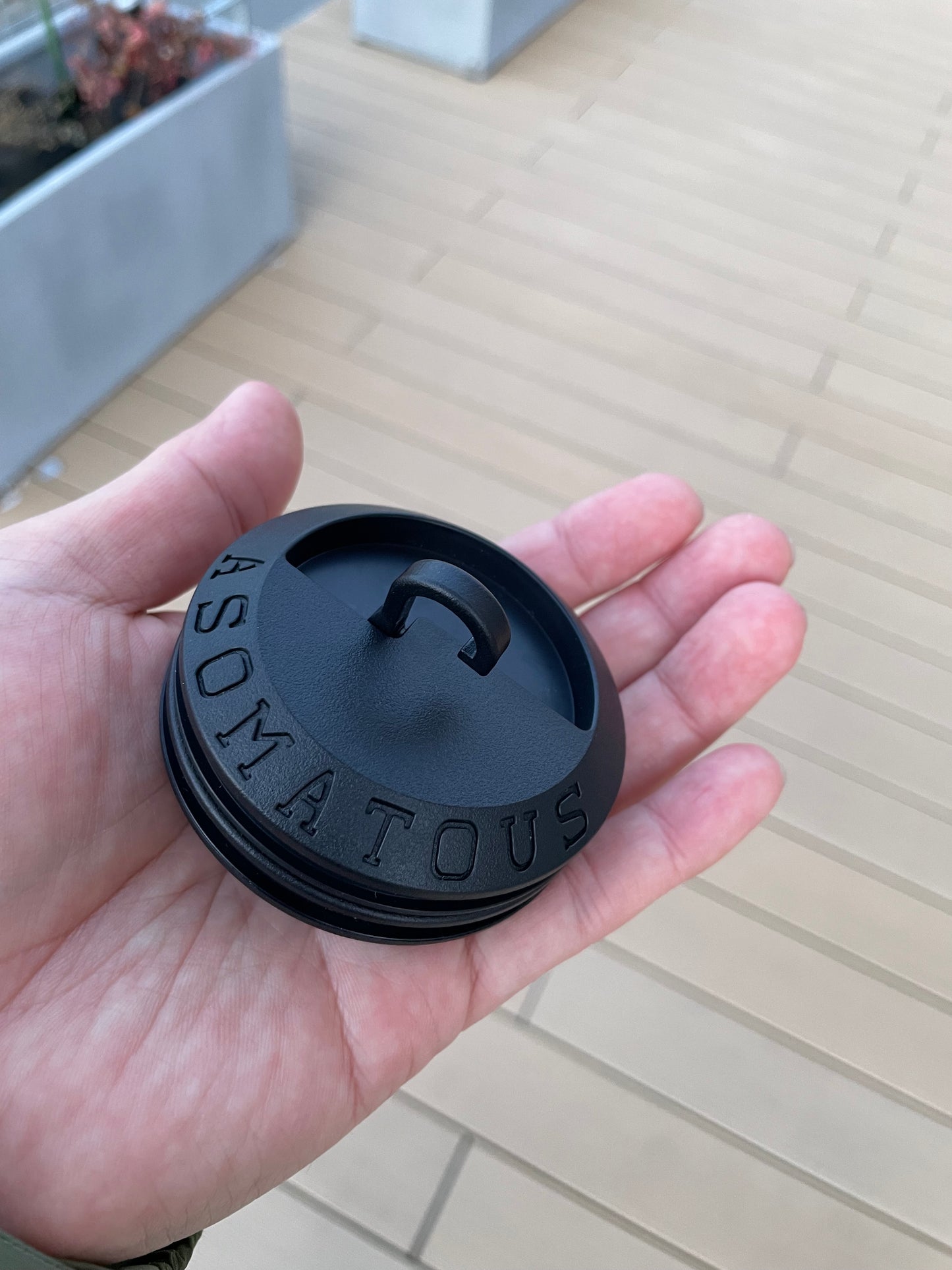 ASOMATOUS ハングバーガー ブラック