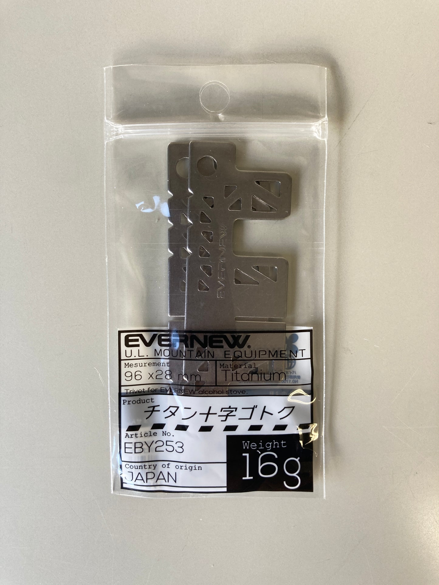 エバニュー  チタン十字ゴトク EBY253