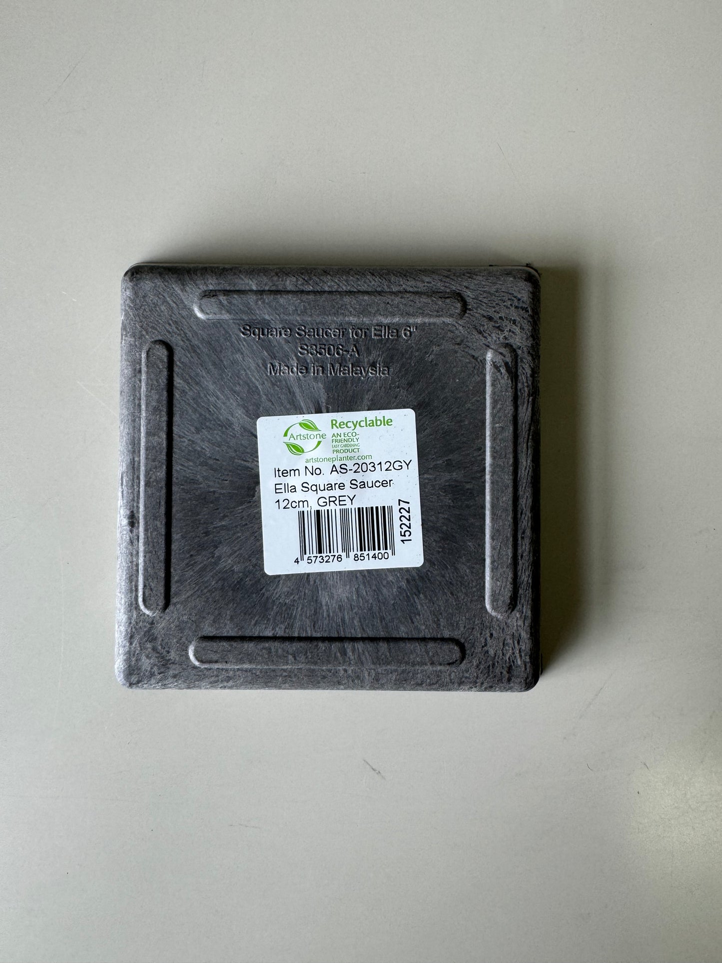 ALUMIPOT-KIRIPPA用ソーサー グレー