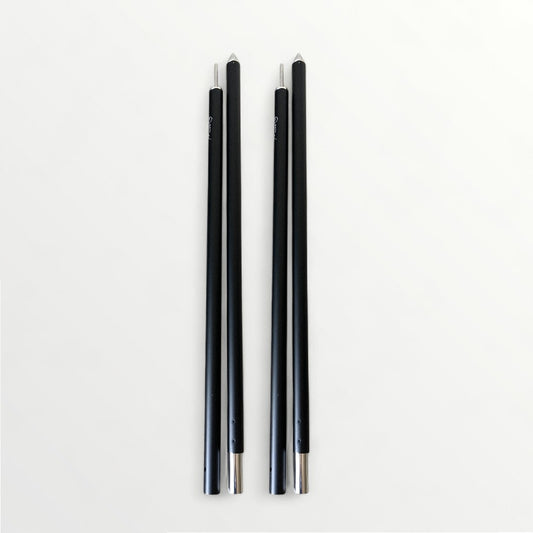2分割式テント用ポール(φ22×127)2本セット