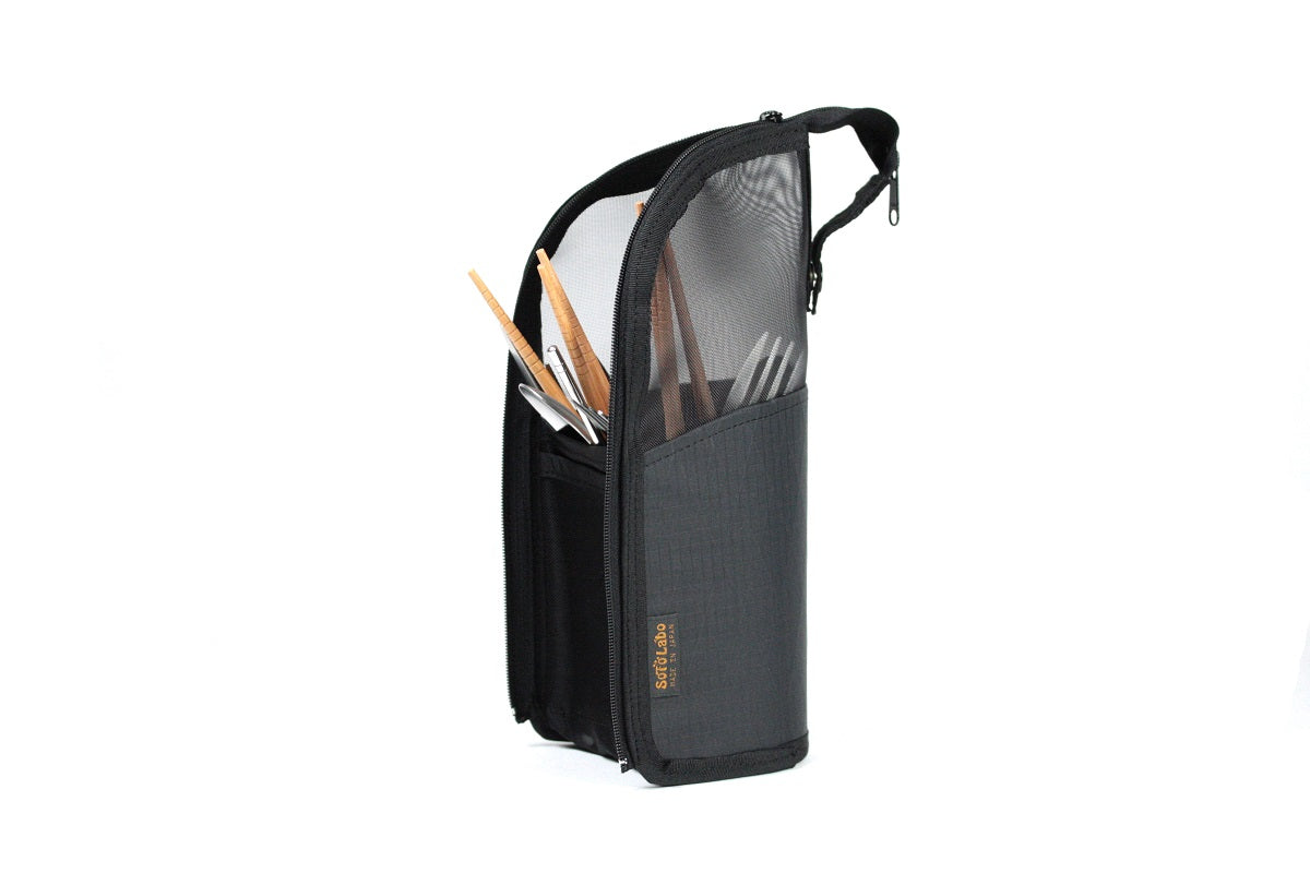 SotoLabo Dry mesh Cutlery case Xpac ドライメッシュカトラリーケース Black DCC-BK