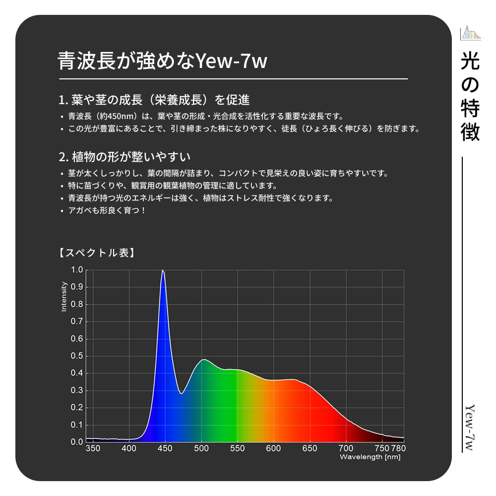 スタンドライト yew-7w-WH