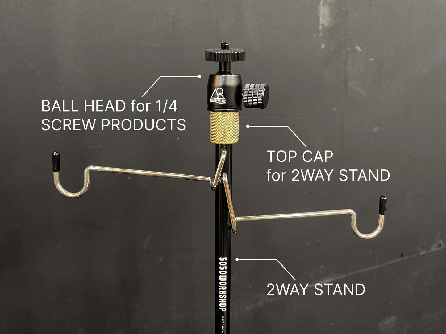 5050WORKSHOP TOP CAP for 2WAYSTAND　ツーウェイスタンドトップ用アダプター