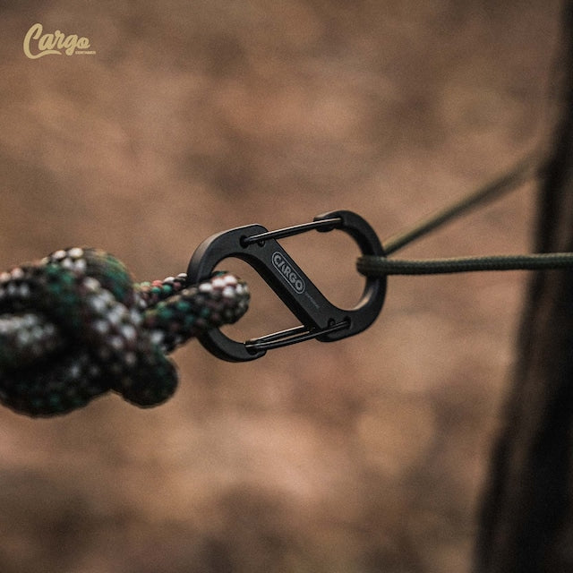 CARGO CONTAINER HARD KARABINER ハードカラビナ L BLACK