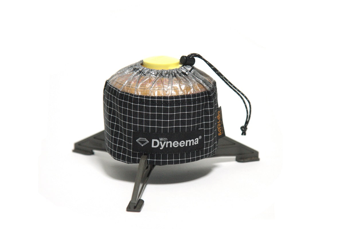 SotoLabo  Gas case Dyneema X-Grid stop Black GS-DX-250BK OD250缶用 ガスケースダイニーマ