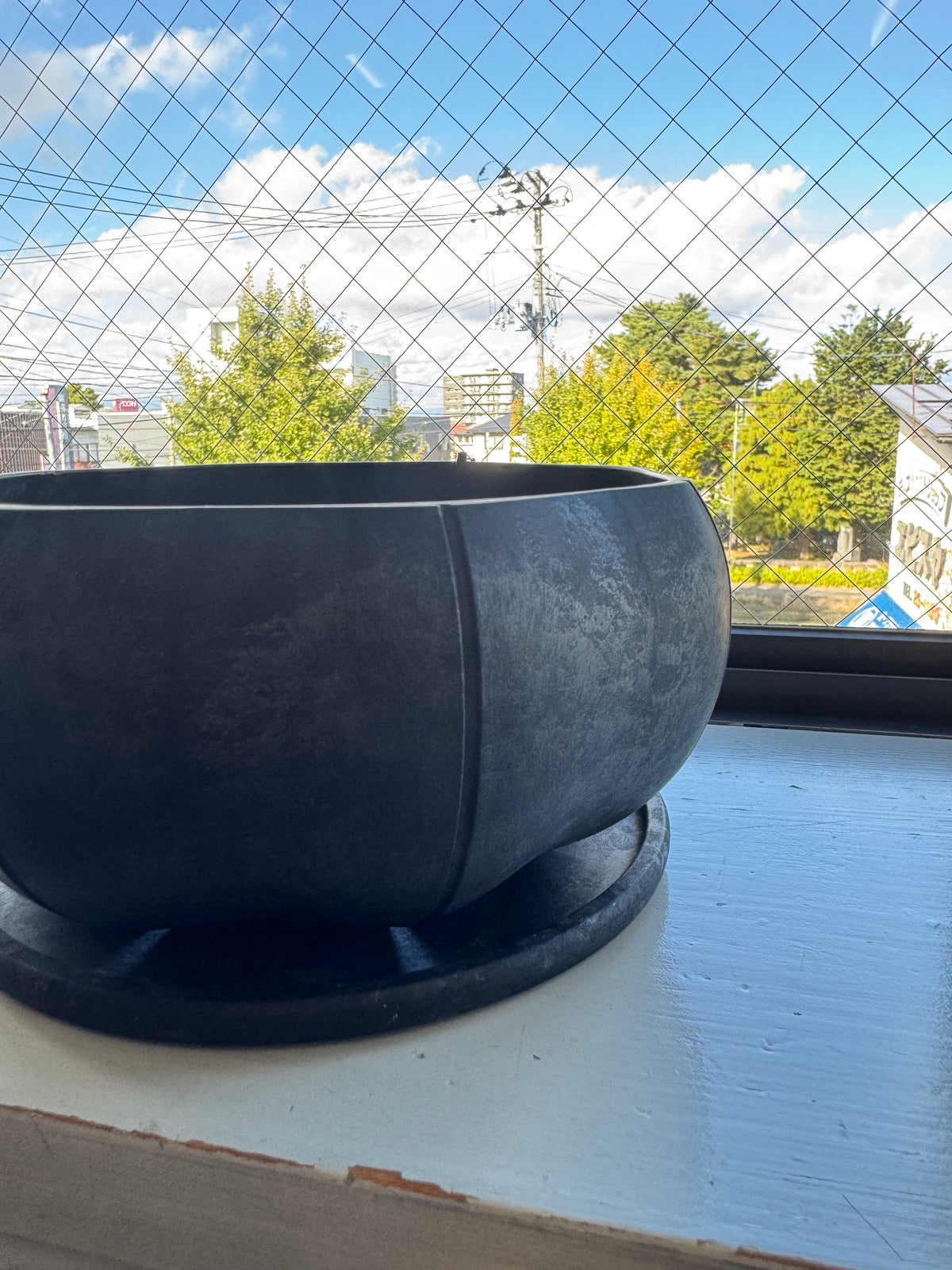 Sen プレート 丸 M BK